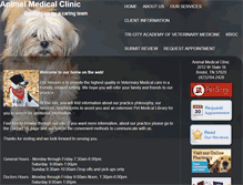 Tablet Screenshot of animalmedclinic.com